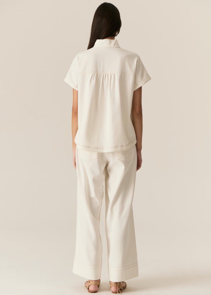 POL Clothing | Carsen Shirt | Ecru