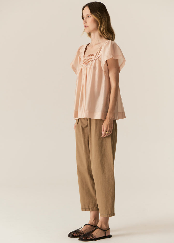 Pol Clothing | Avrid Barrel Pant | Khaki