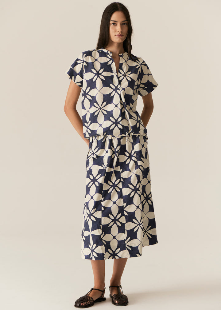POL Clothing | Turin Shirt | Blue Turin