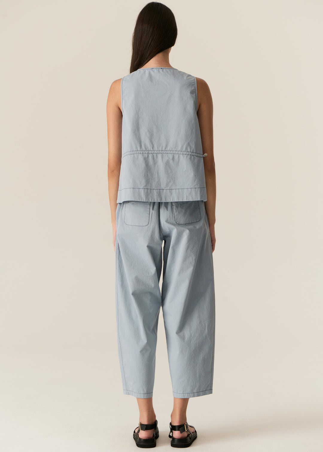 Pol Clothing | Avrid Barrel Pant | Blue