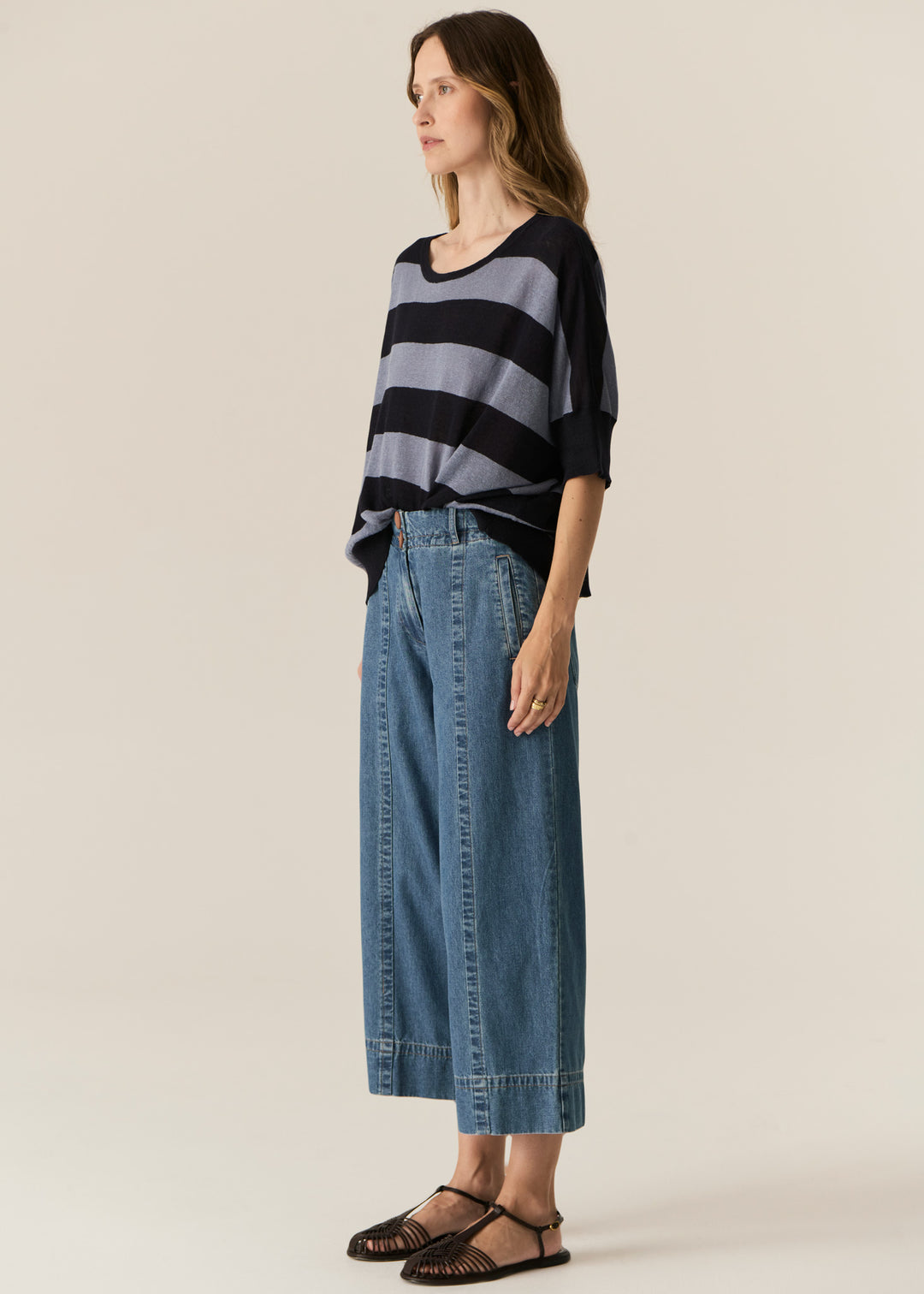 POL Clothing | Carsen Crop Pant | Light Wash