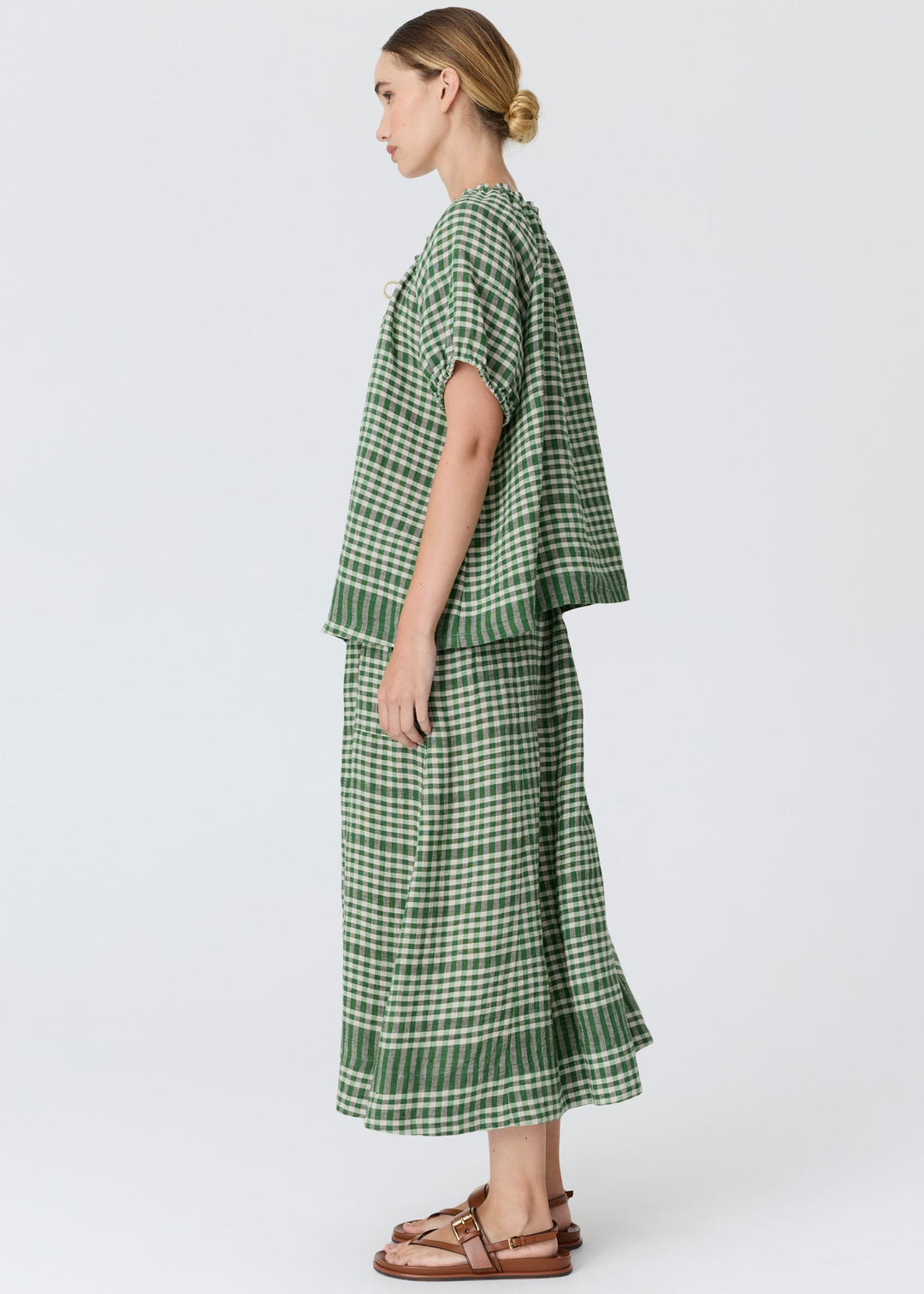 POL Lume Skirt Gingham