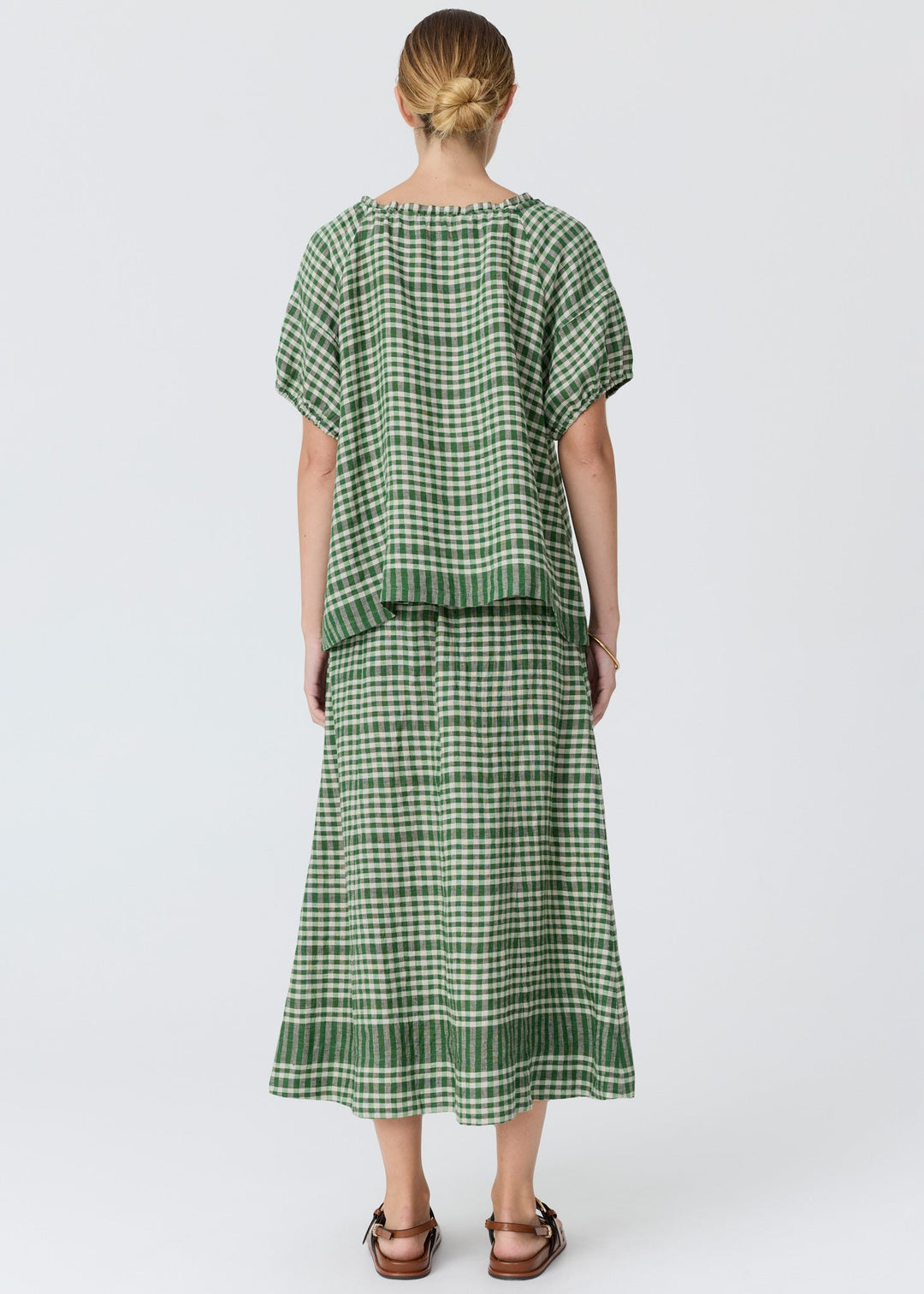 POL Lume Skirt Gingham