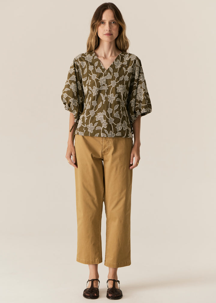 POL Clothing | Fern Tapered Pant | Khaki