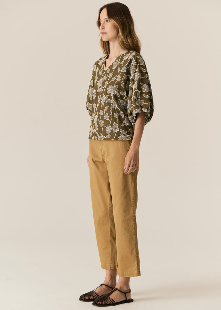 POL Clothing | Fern Tapered Pant | Khaki