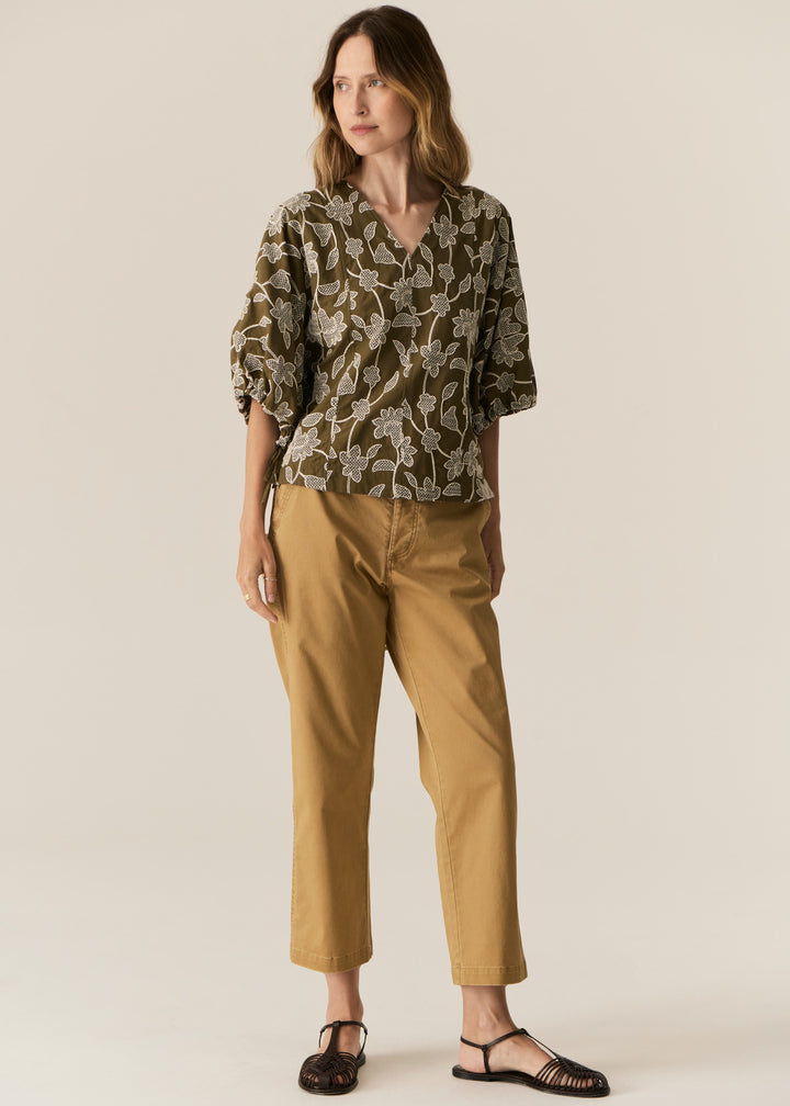 POL Clothing | Fern Tapered Pant | Khaki