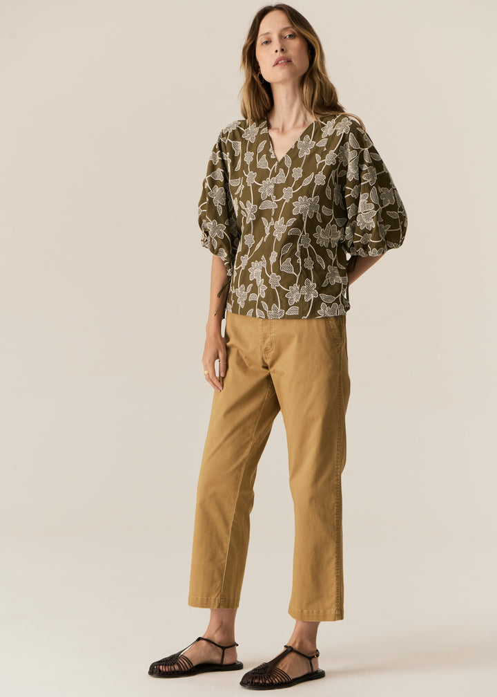 POL Clothing | Fern Tapered Pant | Khaki