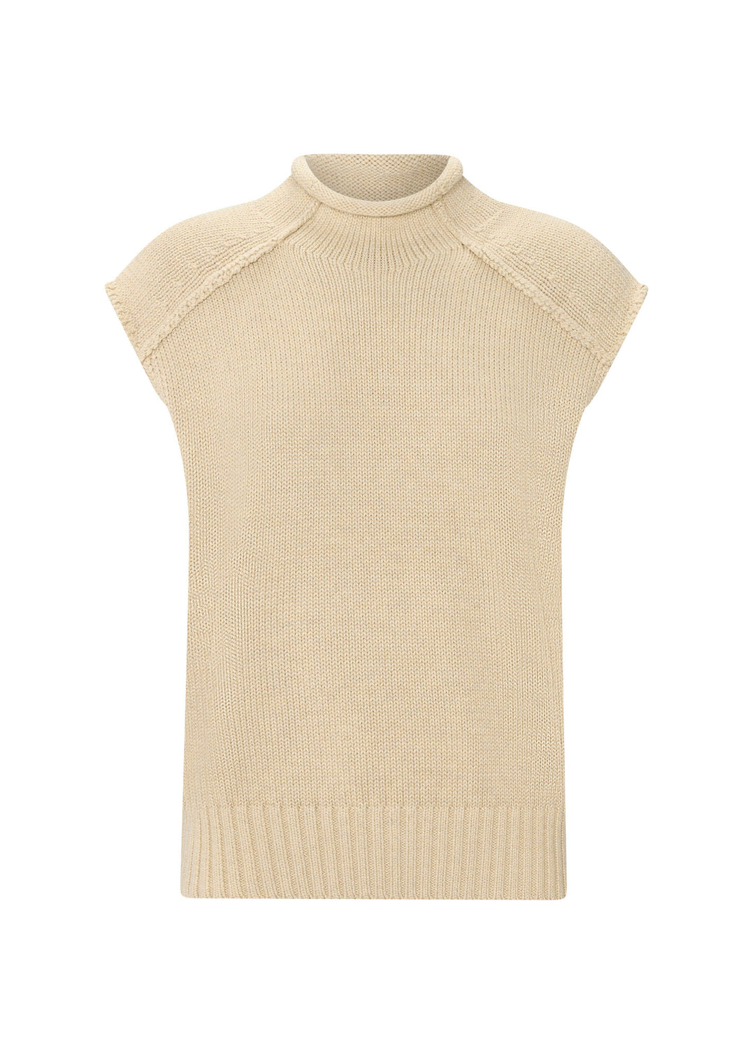 POL Clothing | Sable Tank Knit | Pebble - Dutch Hideout