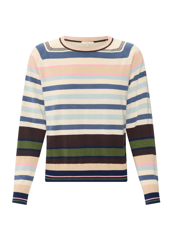 POL Clothing | Sela Multi Knit | Blue Multi - Dutch Hideout