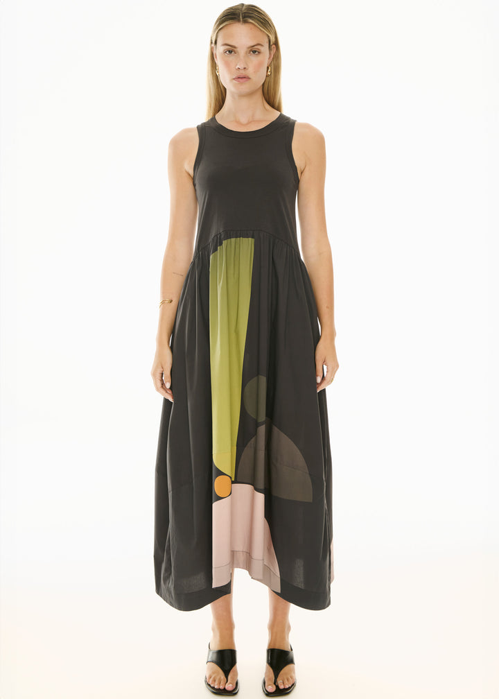 POL Clothing | Belle Print Tank Dress | Art Print