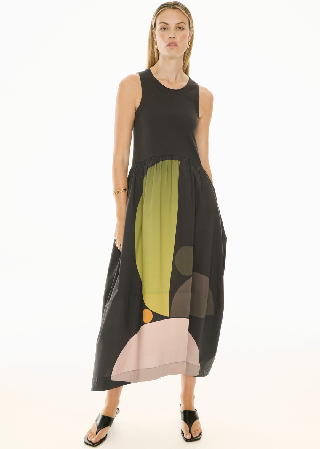 POL Clothing | Belle Print Tank Dress | Art Print