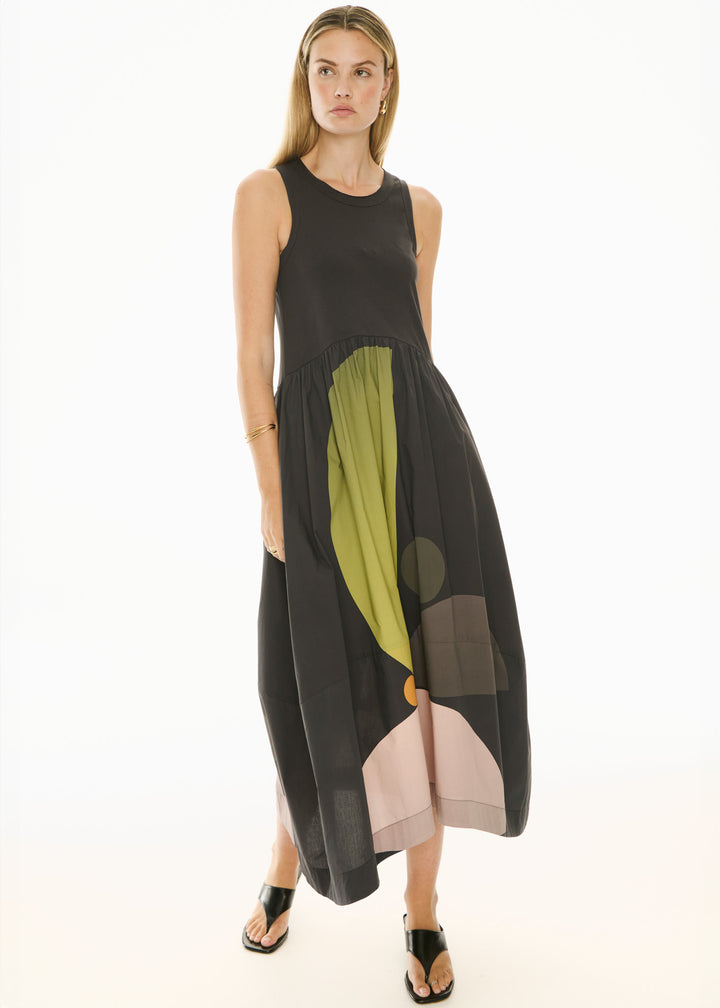 POL Clothing | Belle Print Tank Dress | Art Print