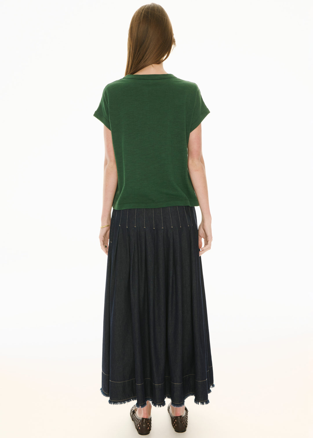 POL Clothing | Doyle Denim Skirt | Indigo