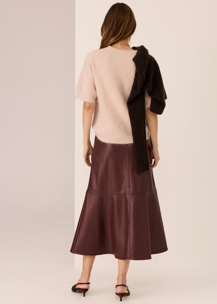 POL Clothing | Haviland Beaded Knit Tee | Blush