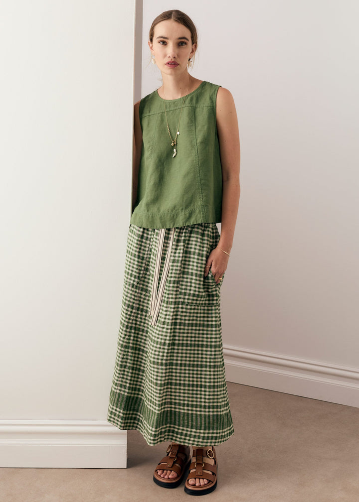 POL Lume Skirt Gingham