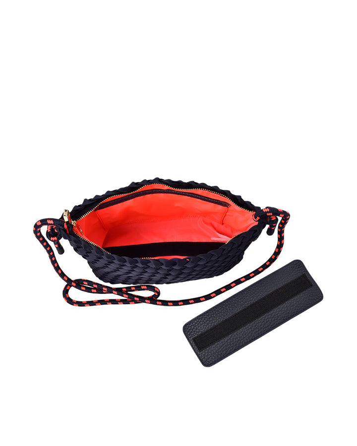 Elms + King | Panama Crossbody | Navy Neo Plait