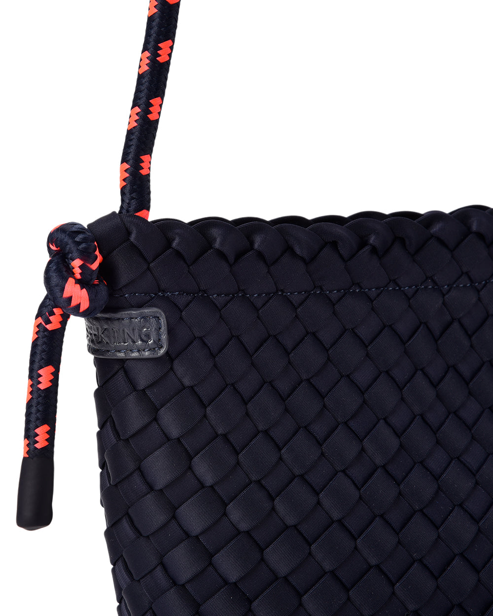 Elms + King | Panama Crossbody | Navy Neo Plait