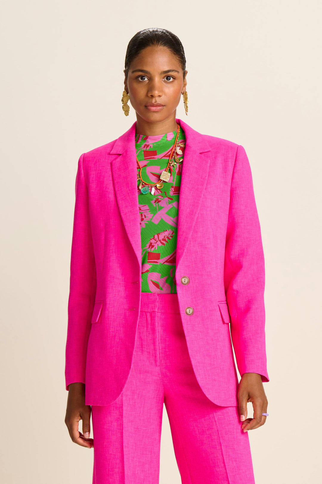 Pom Amsterdam | Blazer | Pink Glow