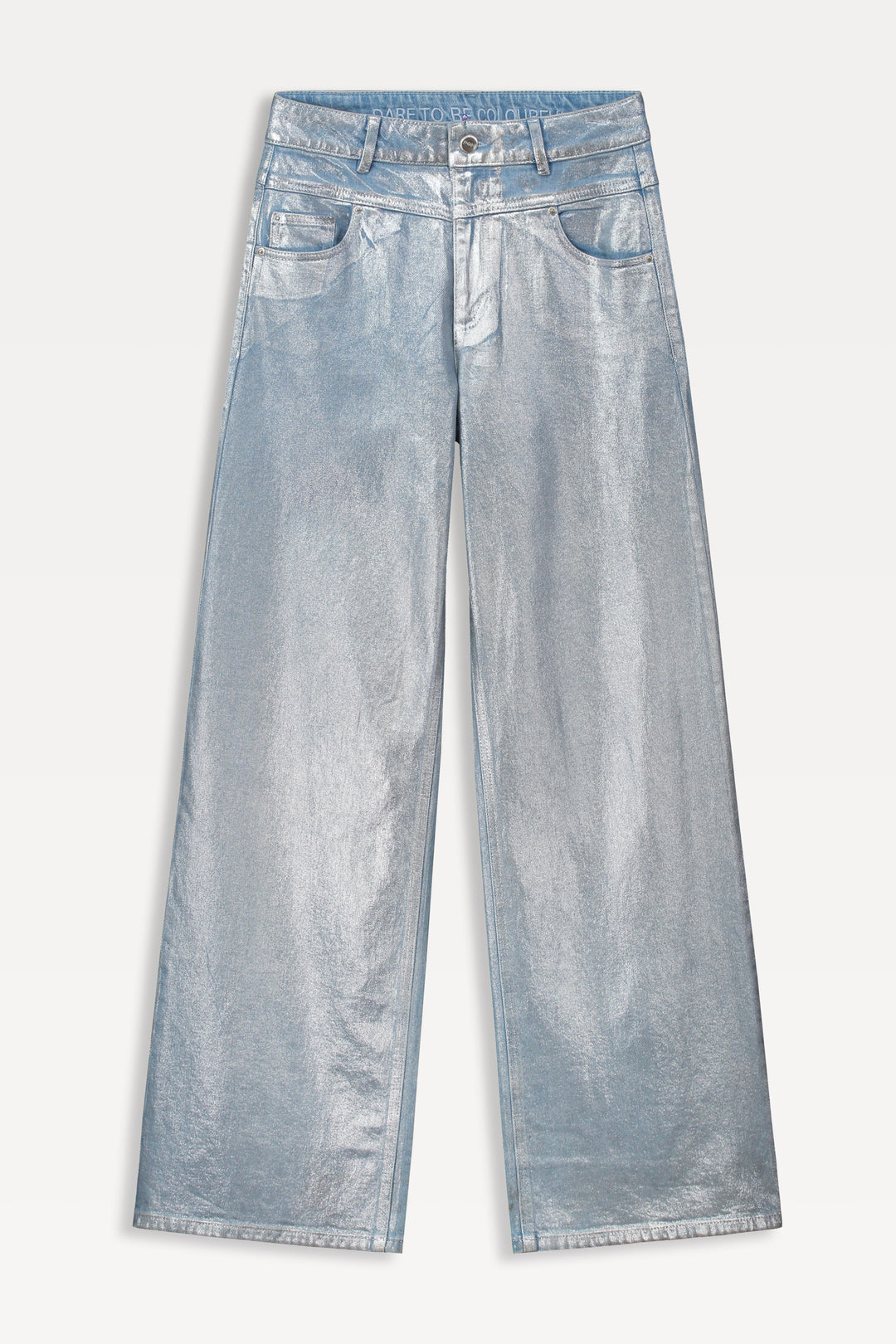 Pom Amsterdam | Jeans Wide Leg Denim | Metallic
