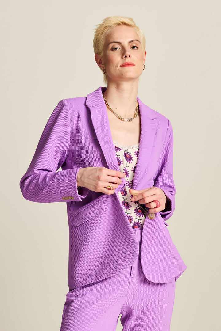 Pom Amsterdam | Blazer | Pique Purple