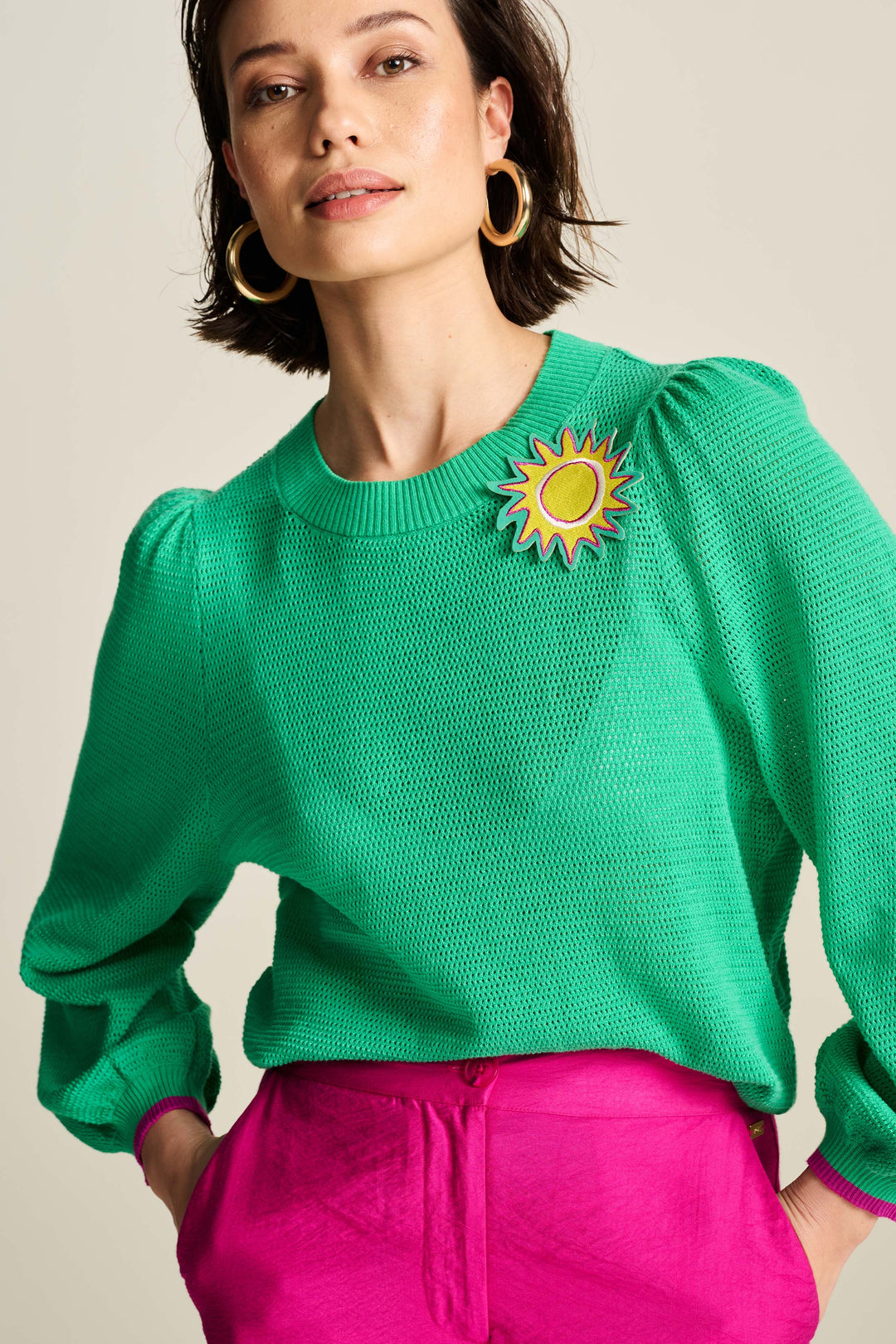 Pom Amsterdam | Pullover | Lush Green