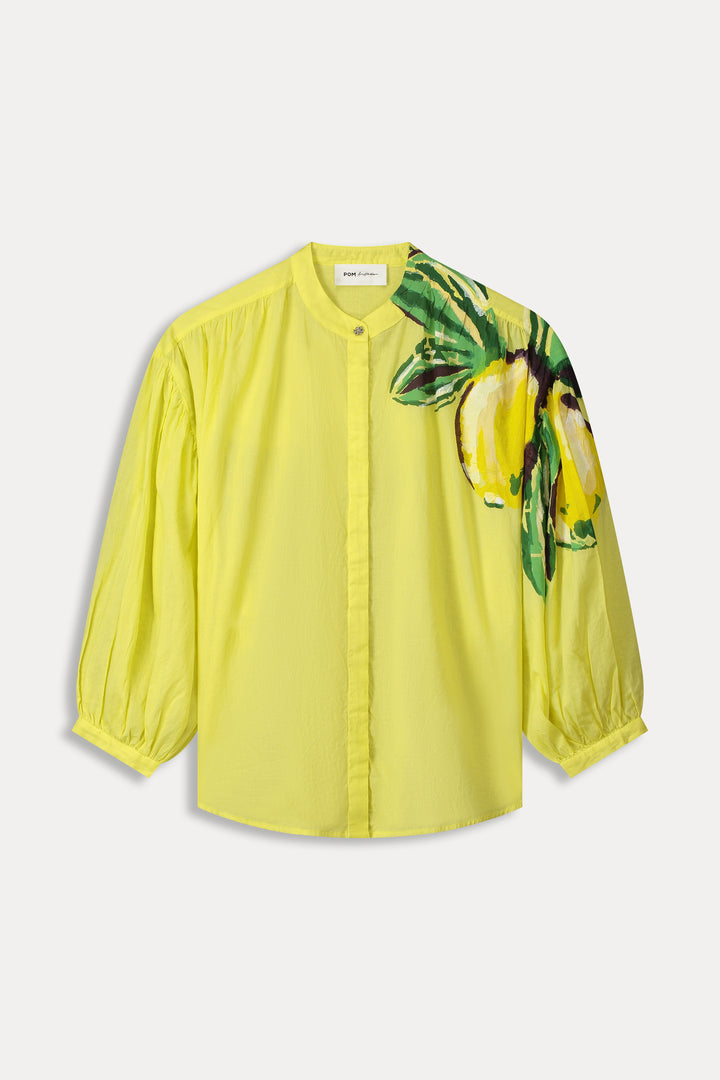 Pom Amsterdam | Blouse | Lemon Yellow