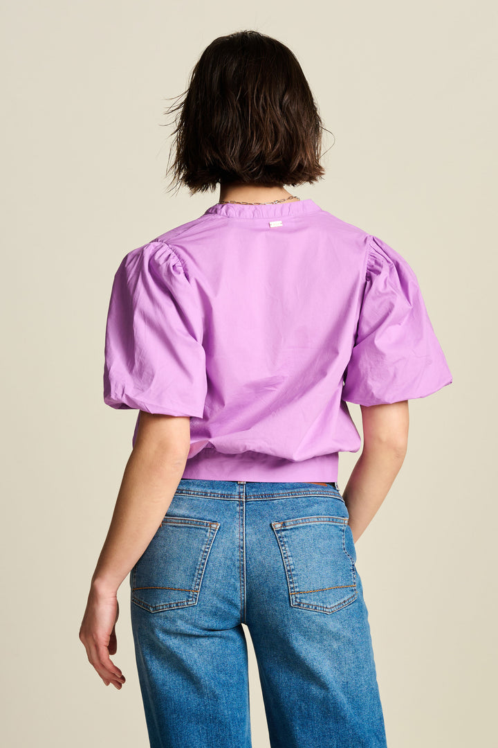 Pom Amsterdam | Lilac Blouse | Lilac