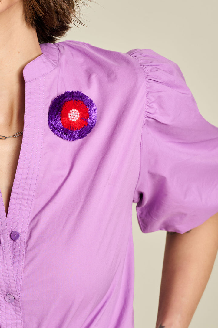 Pom Amsterdam | Lilac Blouse | Lilac