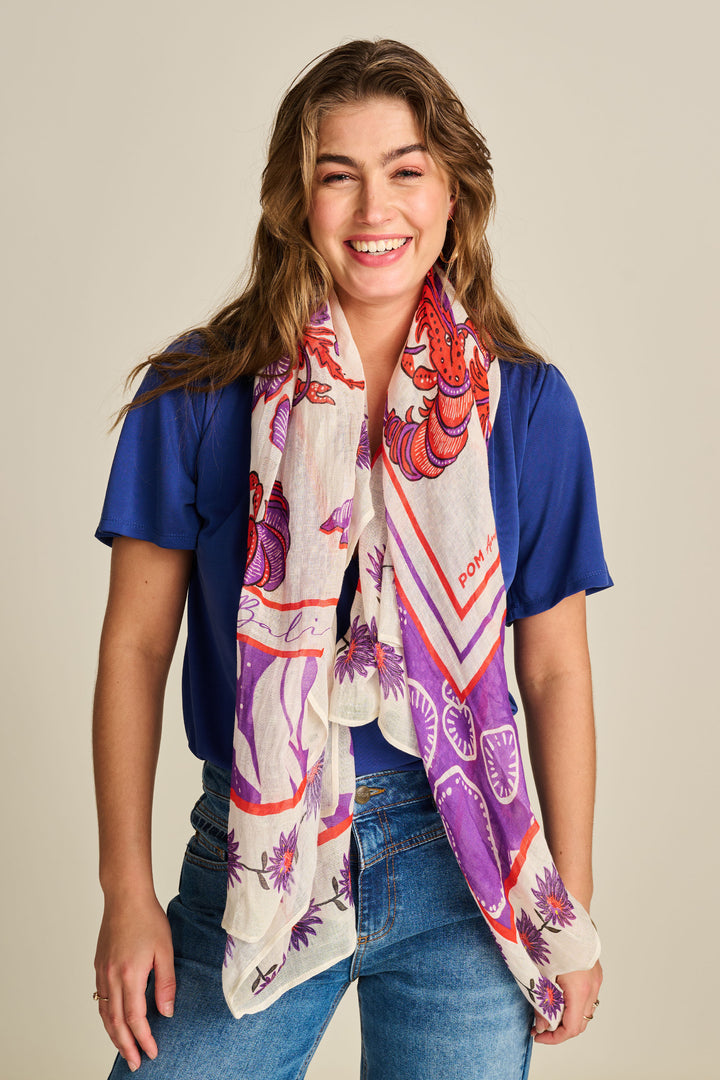 Pom Amsterdam | Shawl | Fete Du Shrimp