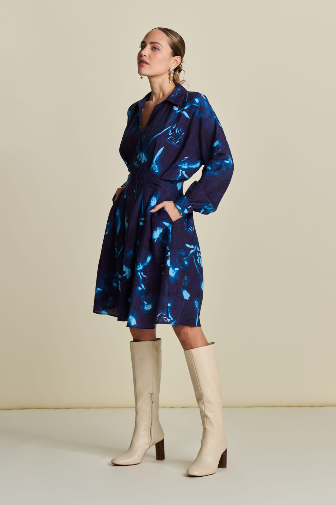 POM Amsterdam | Dress | Feathers & Floral
