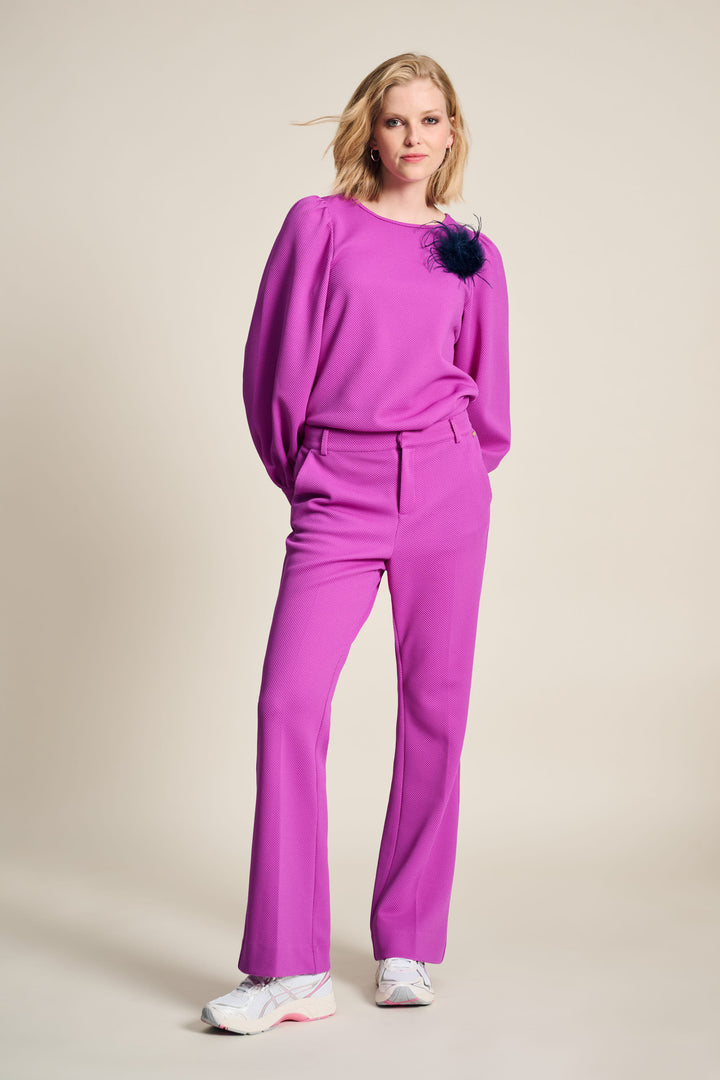 POM Amsterdam | Pants-Flare Cactus Pink | Pink