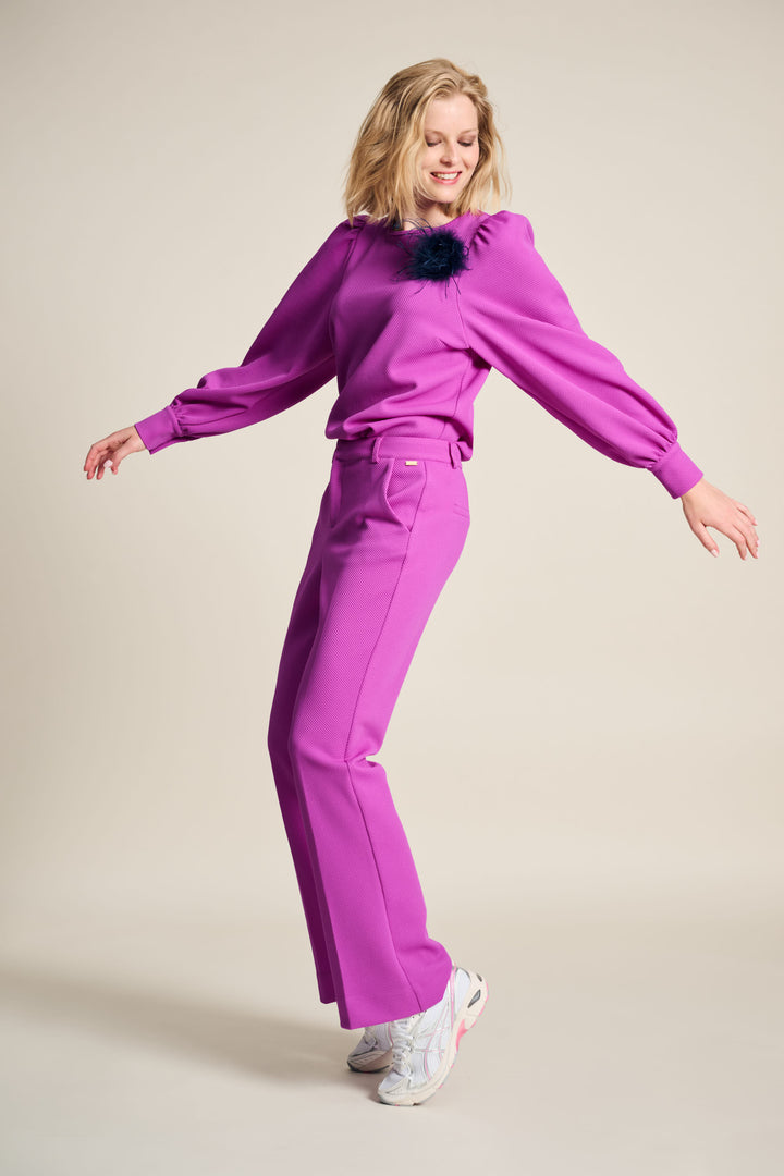 POM Amsterdam | Pants-Flare Cactus Pink | Pink