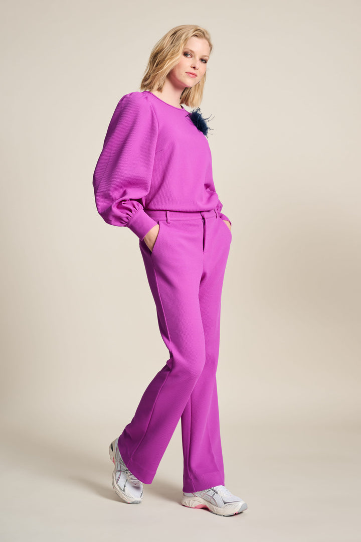 POM Amsterdam | Pants-Flare Cactus Pink | Pink