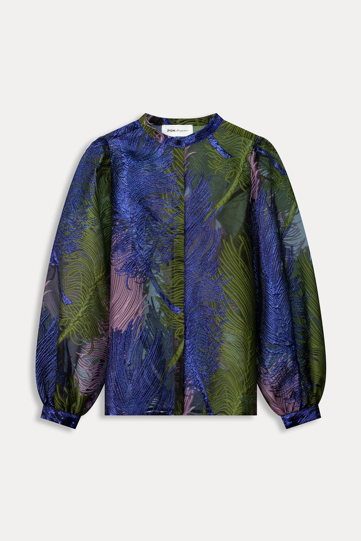 Pom Amsterdam | Blouse | Festive Feathers