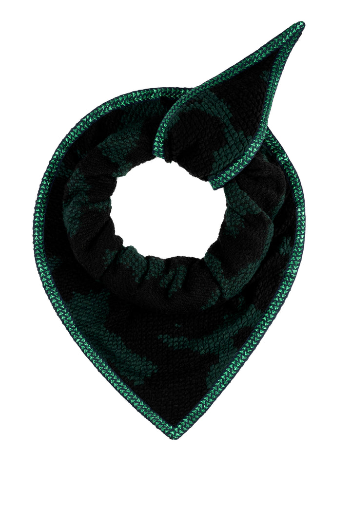 POM Amsterdam | Shawl | Camo Green Black