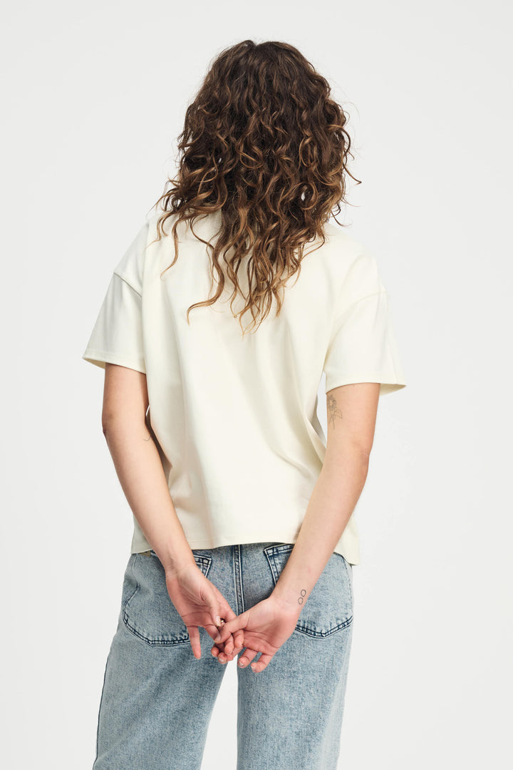 Pom Amsterdam | Tshirt The Lover | White