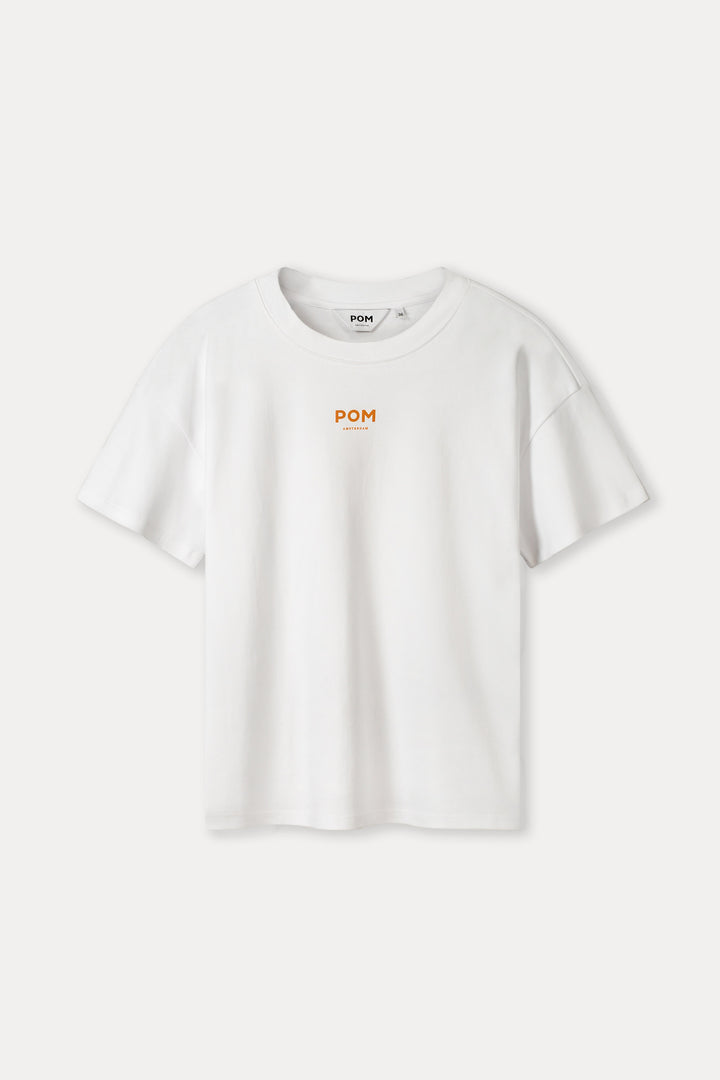 Pom Amsterdam | Tshirt The Adventurist | White