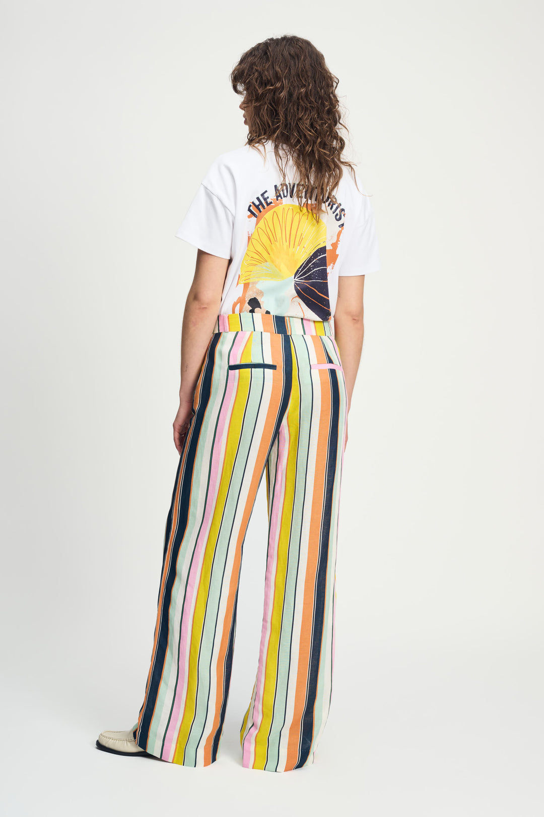 Pom Amsterdam | Pants Paradise | Stripes Linen | Multi
