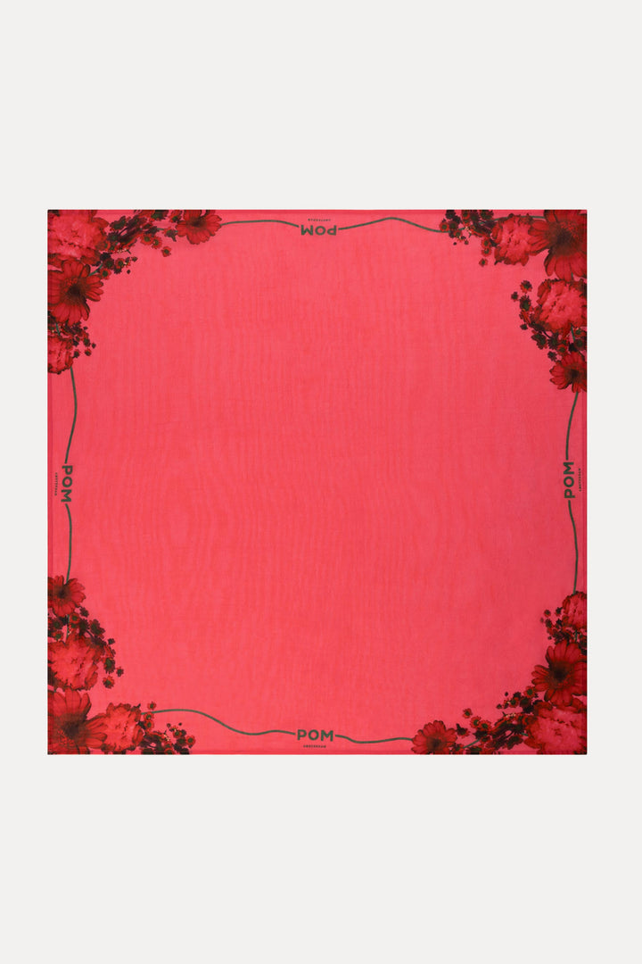 POM Amsterdam | Shawl Raspberry Bouquet | Pink
