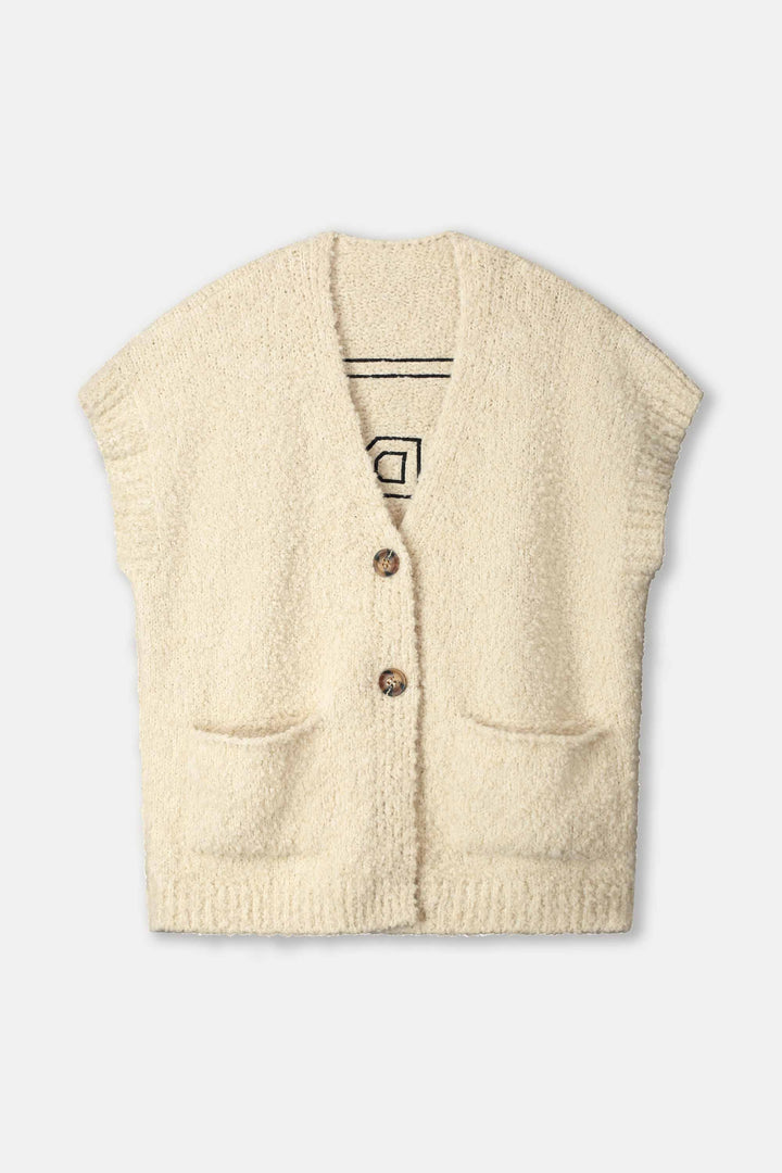 POM Amsterdam | Cardigan Le Blanc - Dutch Hideout
