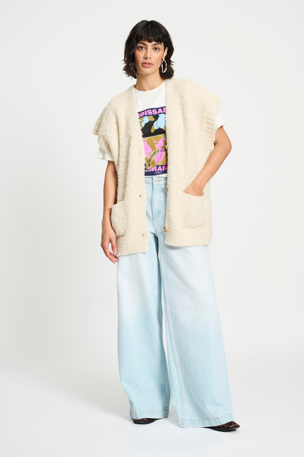 POM Amsterdam | Cardigan Le Blanc - Dutch Hideout