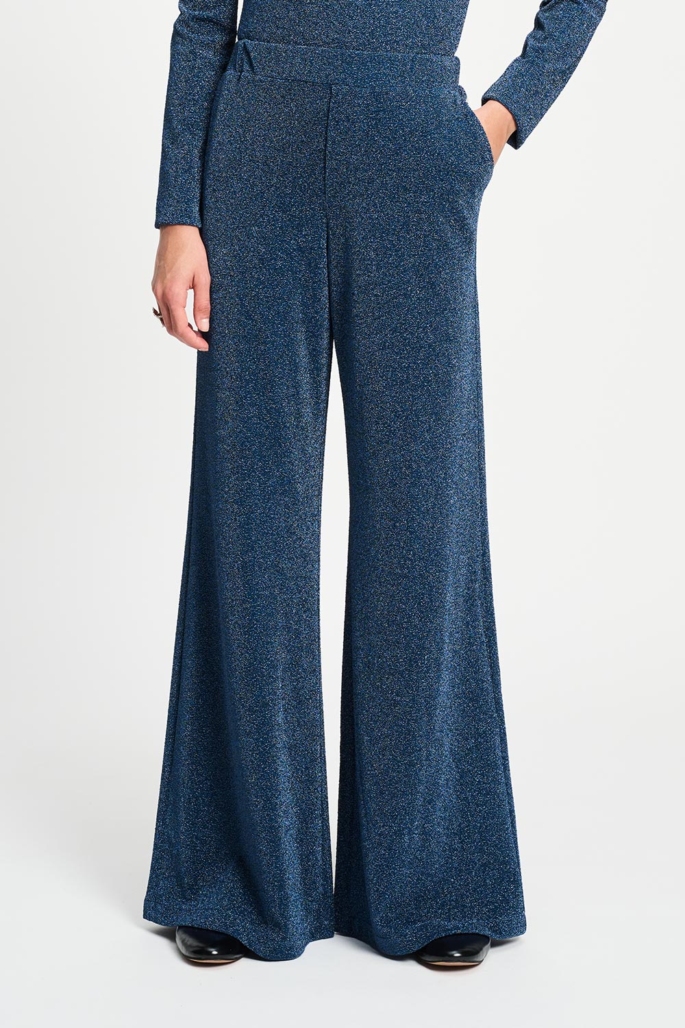 POM Amsterdam | Pants Glitter | Dawn Blue - Dutch Hideout