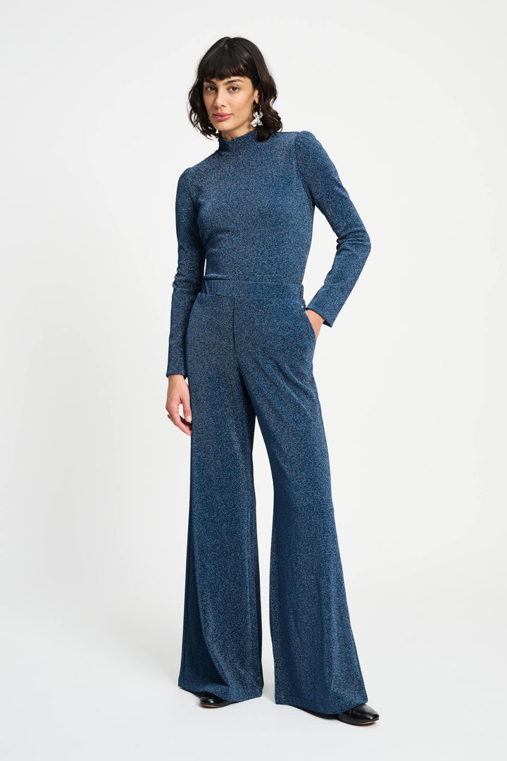 POM Amsterdam | Pants Glitter | Dawn Blue - Dutch Hideout