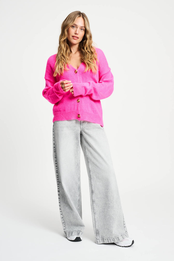POM Amsterdam | Cardigan Dashing Pink | Pink - Dutch Hideout