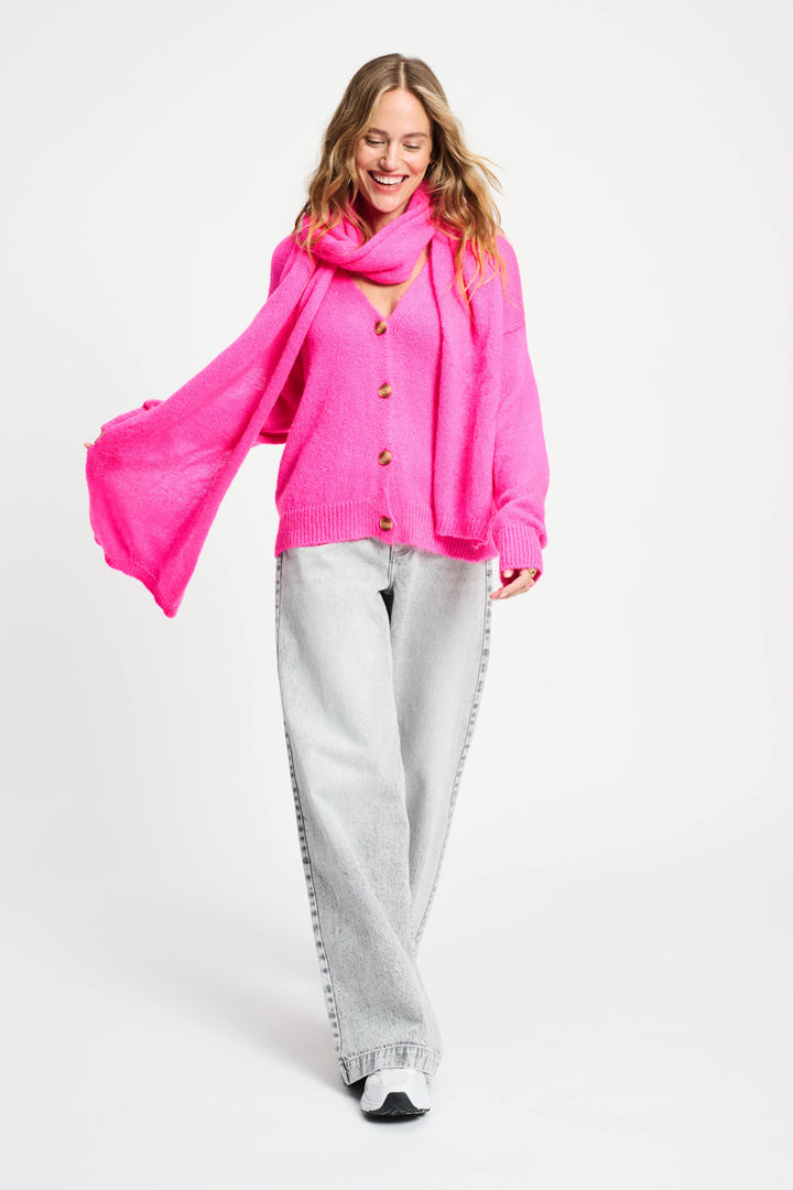 POM Amsterdam | Cardigan Dashing Pink | Pink - Dutch Hideout
