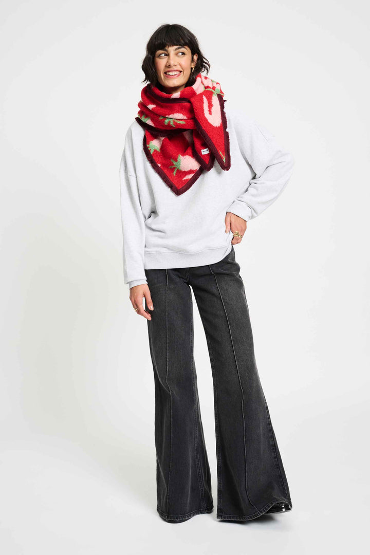 POM Amsterdam | Shawl Pepper Garden | Red - Dutch Hideout