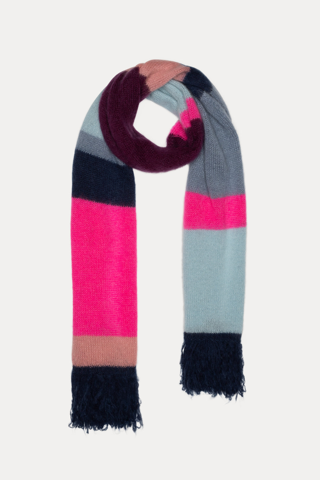 POM Amsterdam | Shawl Brushed Blue | Multi-Coloured - Dutch Hideout