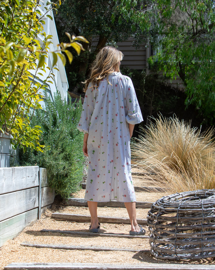 Mandalay Designs | Paisley Ditsy Shirtmaker Dress | Multi