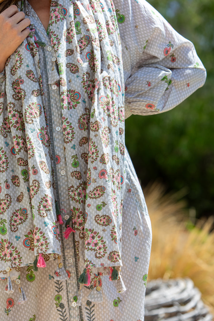 Mandalay Designs | Duncan Paisley Scarf | Multi