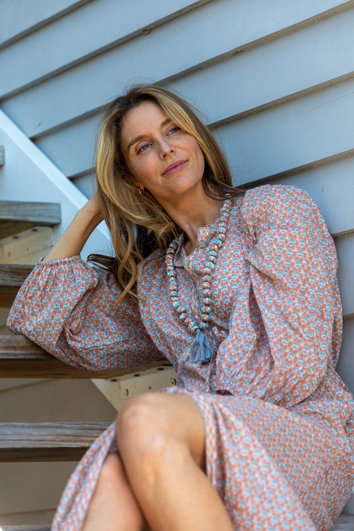Mandalay Designs | Virgina Dress | Coral